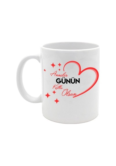Anneler Gününe Özel Kupa & Gümüş Kaplama Kar Tanesi Kolye