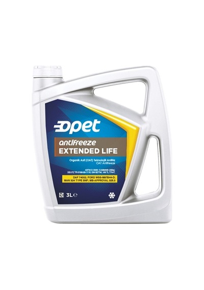 Kırmızı Antifiriz Extended Life Antifiriz 3 Litre