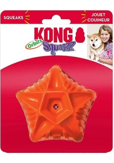 Kong Squeezz Orbitz Top Şeklinde Ses Çıkaran Köpek Oyuncağı M/l