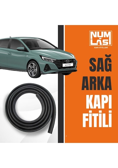 Hyundai İ20 2021-2025 Sağ Arka Kapı Fitili-a Kalite-numlas-nm6167