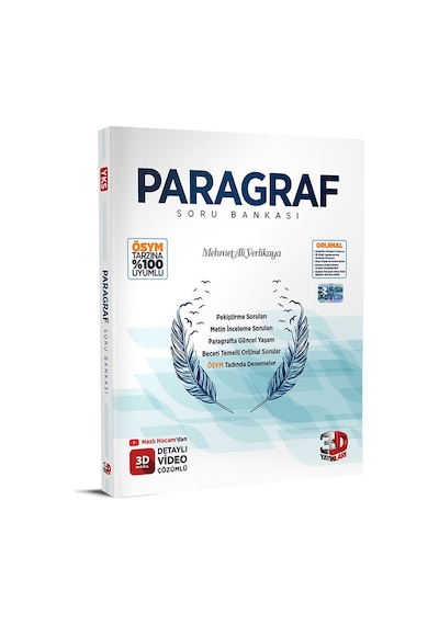 2023 Paragraf Soru Bankası -  3D Yayınları