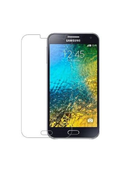 Samsung Uyumlu Galaxy E5 Nano Kırılmaz Cam Ekran Koruyucu Şeffaf