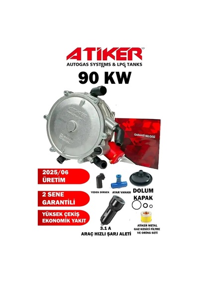 Karbüratörlü Regülatör Vr01 90 Kw 2026 Üretim li Lpg Beyni Tüm Araç Modelleri İçin