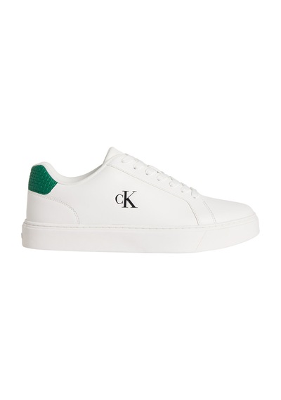 Erkek Classic Cup Laceup Lth Bt Woven Ayakkabı Ym0ym0144705o Beyaz