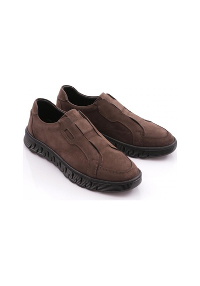 Dgn 9272 Erkek Düz Taban Sneakers Ayakkabi 9272-2505-R11235 Kahverengi