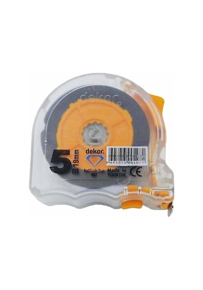 Dekor 407 Şeffaf Şerit Metre 5 Metre 19 Mm 5 M