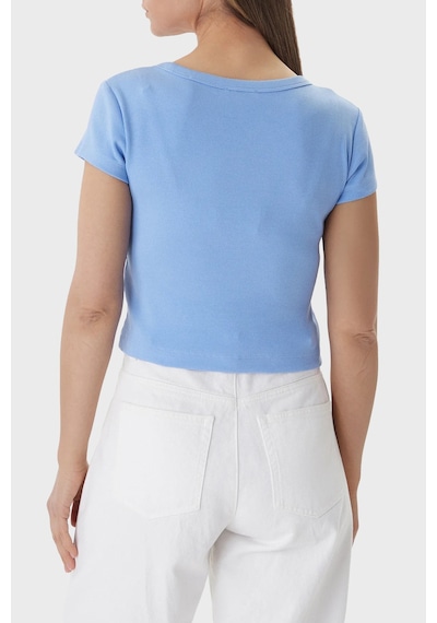 Calvin Klein Bayan T Shirt Lv047c200g C32 Mavi Mavi