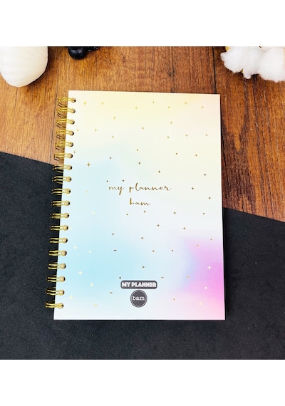 My Planner Tasarımlı Konuşan Ajanda - Renkli Çok Renkli