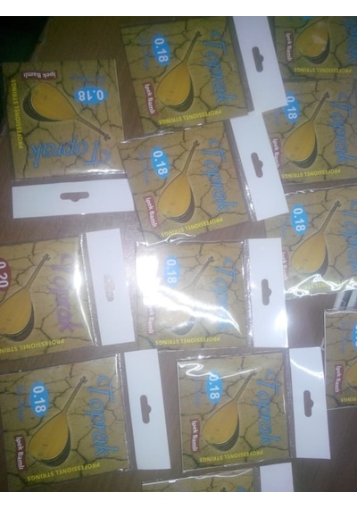 Toprak Kst-01 Kısa Sap Saz için 10 Takım Tel Seti
