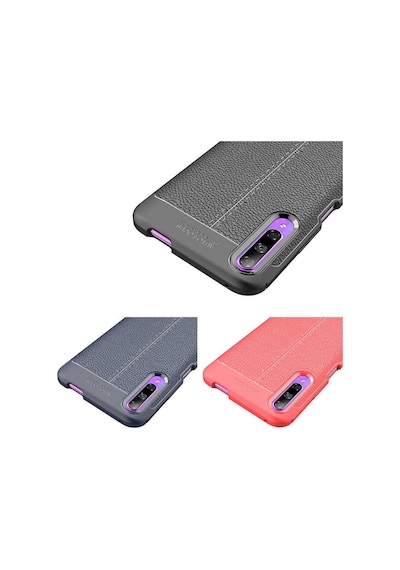 Huawei P Smart Pro Kilif Niss Deri Görünümlü Silikon Kilif 392711940