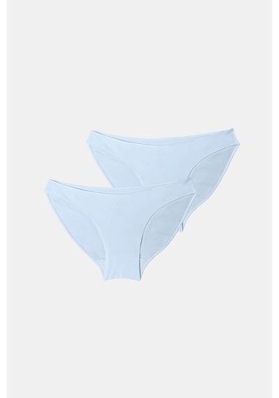 Malabadi Kadın Beyaz 2 Li Paket Modal Düşük Bel Slip Külot 183 Beyaz