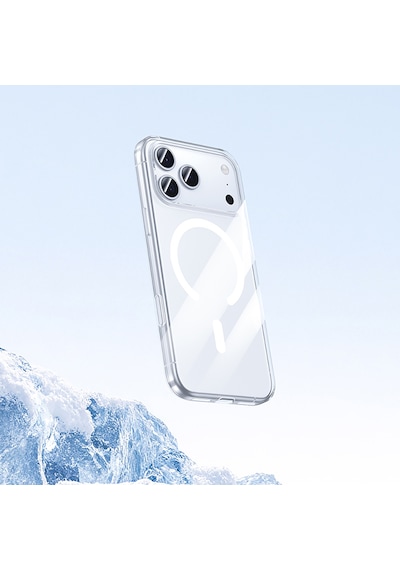 Apple Uyumlu iPhone 17 Kılıf M-safe Şarj Özellikli Benks Crystal Serisi Sert Pc Şeffaf Kapak
