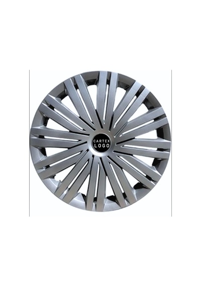 Dacia Logan 14'' Inç Gri 4lü Set Jant Kapağı Çelik Görünümlü