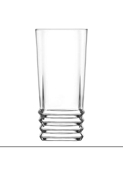 Elegan 6'lı Meşrubat Bardağı Açık Kırmızı