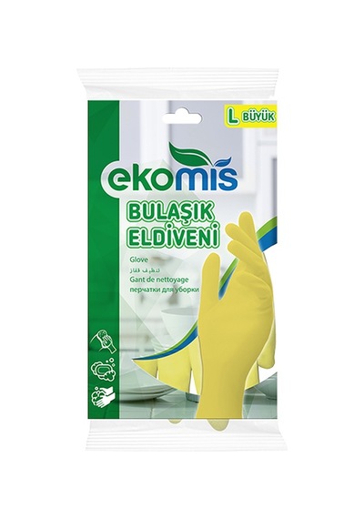 Ekomis Bulaşık Eldiveni Büyük Boy