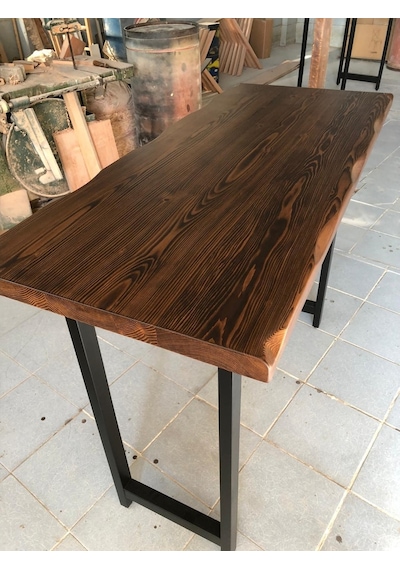 Bintaşmobilya Kütük Bar Masa-160X70.Cm