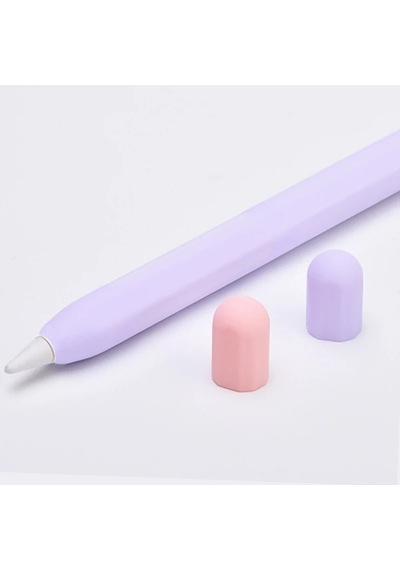 Ally Apple, Uyumlu Pencil 2 İçin Koruyucu Kaymaz Silikon Kılıf- 5775