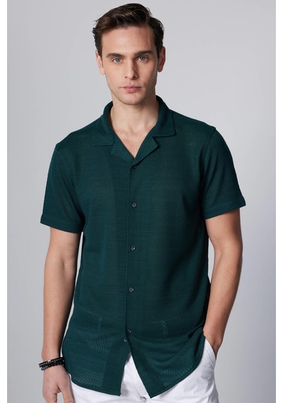 Tudors Slim Fit Kısa Kollu Dar Kesim Apaj Yaka Örme Kumaş Yazlık Petrol Erkek Gömlek-31155-petrol Petrol Tudors Slim Fit Kısa Kollu Dar Kesim Apaj Yaka Örme Kumaş Yazlık Petrol Erkek Gömlek-31155-petrol Petrol