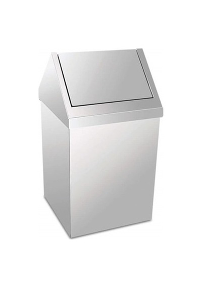 KROM ÇATI KAPAKLI ÇÖP KOVASI 11 LT PLX-3800-311 Gri