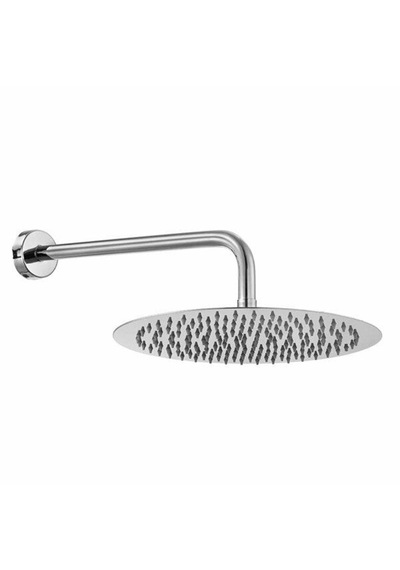Ar & Yak Ark Slim Duvardan Yuvarlak Duş Başlığı Krom