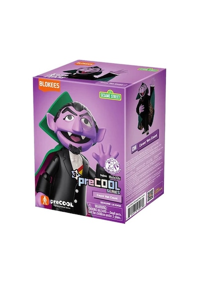 Susam Sokağı Count Von Count Blokees Sesame Street Blokees Count Von Count Figür Model Kit 14 Cm