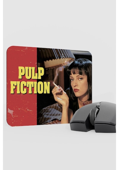 Pulp Fiction Ucuz Roman Tarantino V4 22x18 Gaming Kauçuk Kaymaz Taban Mouse Pad Fare Altlığı
