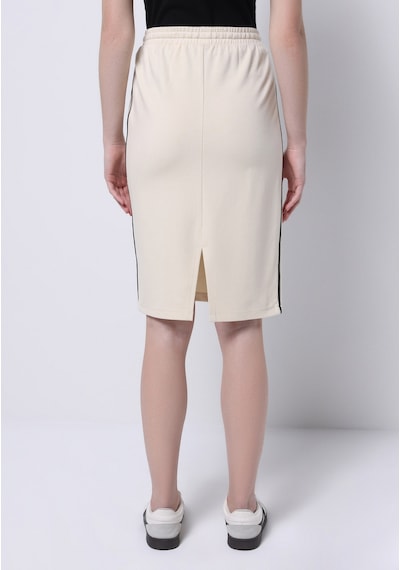 Colin's Colins Slim Fit Düz Bağcıklı Kadın Ekru Etek Cl1074713 Q1.v1 Ecr Ekru