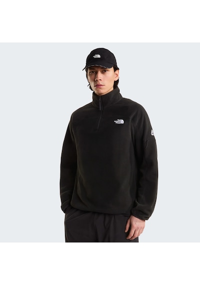 The North Face M Mountain Athletics Glacier 1/4 Zip Fl Erkek Polar-34089 Siyah