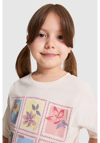 U.S. Polo Assn. U.s. Polo Assn. Kız Çocuk Ekru Pijama Takım 50326618-vr019 Ecru
