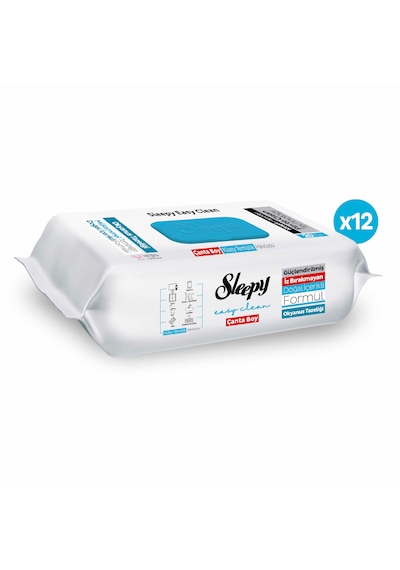 Sleepy Easy Clean Okyanus Tazeliği Yüzey Temizlik Havlusu Çanta Boy 12x20 240 Yaprak Beyaz