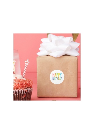 40 Adet 5 Cm Happy Birthday Doğum Günün Kutlu Olsun Hediyeler Için Çıkartma Sticker Etiket