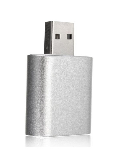 7.1 Mikrofon Destekli 7 Kanal Çift Girişli Harici USB Ses Kartı
