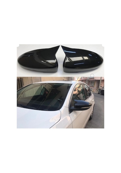 Otoçizgi Vw Passat B7 Batman Yarasa Ayna Kapağı Piano Black Abs Plastik Otoçizgi