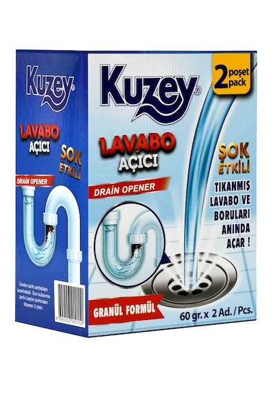 Kuzey Lavabo Açıcı 2 X 50 Gr 120 Gr