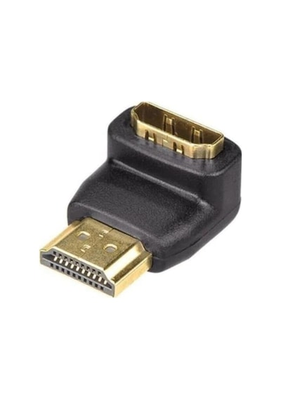 Hdmi L Dirsek 90 Derece Çevirici Dönüştürücü Uzatma Adaptörü 4519