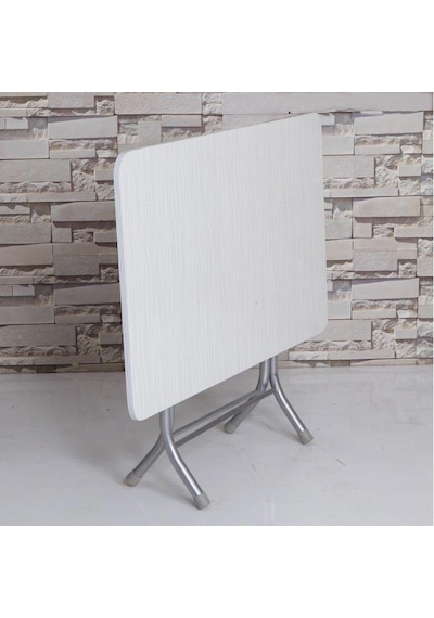 Evistro Katlanır Ahşap Mutfak Ve Balkon Masası Beyaz 70X110Cm