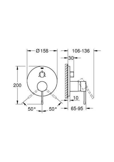 Grohe 24169gl1 Essence Tek Kumandalı 3 Yönlü Banyo Bataryası Altın