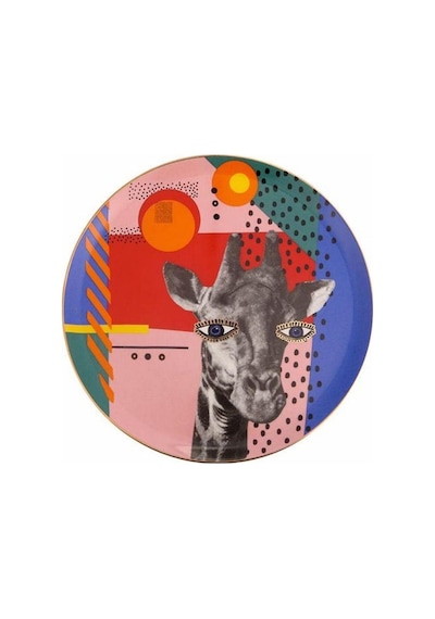 Porland Wild Life Giraffe Düz Tabak 28 Cm 04alm005132