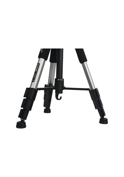 Profesyonel Q111 Taşınabilir 5kg Taşıma Kapasiteli 139,7cm Alüminyum Tripod Gri Belirtilmemiş