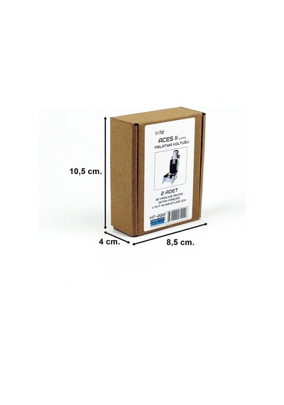Hobbytime 222 1/72 Ölçek, Acess Iı Late Fırlatma Koltuğu, 2 Adet, 3d Yazılmış Reçine-59248