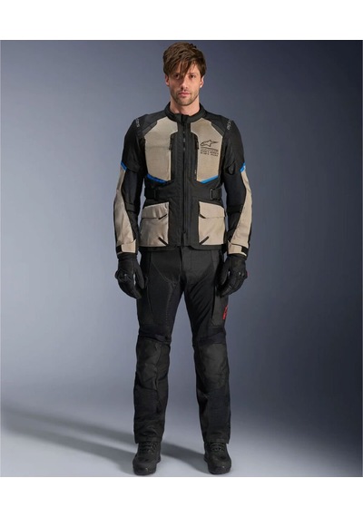 Alpinestars Andes Air Drystar Korumalı Motosiklet Montu Gri Siyah