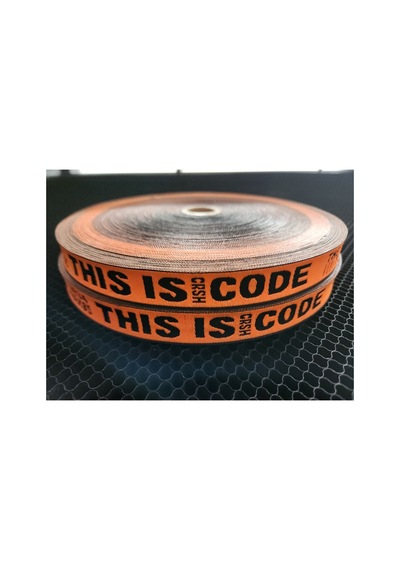 Dokuma Şerit 2 Cm Oranj Renk Thıs İş Crsh Code 5 Metre - 691825879 Diğer