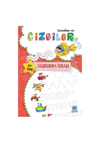 Çocuklar ve Çizgiler 5+Yaş Alıştırma Kitabı - Yücel Kaya - Türk Edebiyatı Vakfı Yayınları