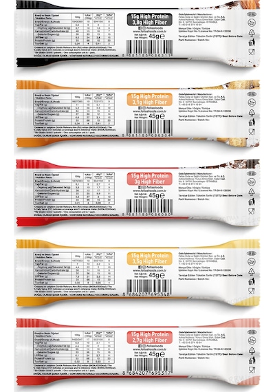 Fellas Yüksek Protein Bar Deneme Paketi X 5 Adet
