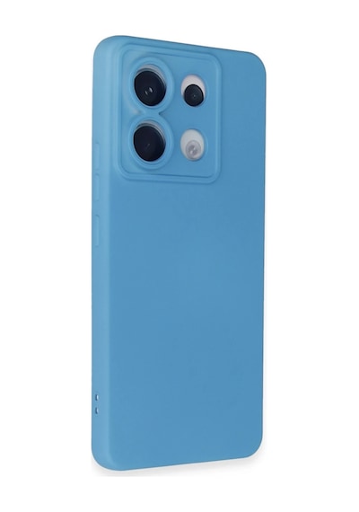 Newface - 423 - Xiaomi Redmi Note 13 Pro 5g Kılıf Nano İçi Kadife Silikon - Edntrend - - Mavi