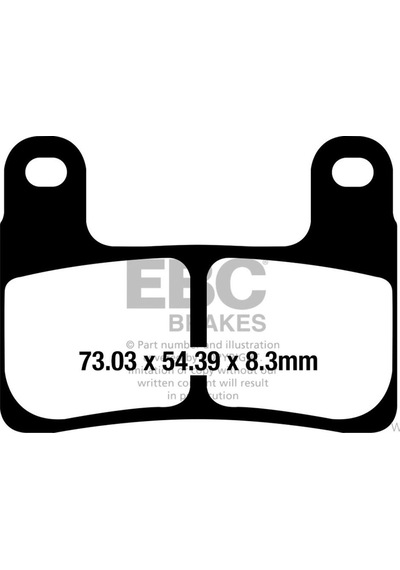 Ebc Fa724hh Bmw R1250 Gs - S1000r/rr/xr 18-20 Sınter Ön Fren Balatası