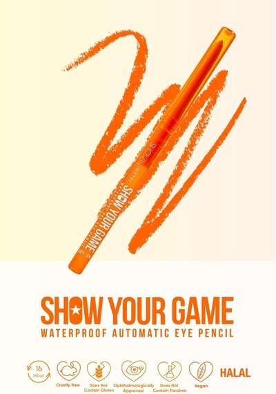 Show Your Game Waterproof Gel Eye Pencil - Jel Göz Kalemi 407 Diğer