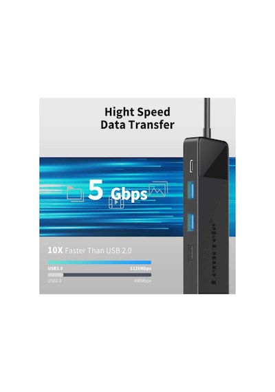 Lemorele Tc100 13 İn 1 Usb Type-c Dock Çoklayıcı, Audio Ses 2x 4k Hdmı 1x Vga, Gigabit Ethernet Usb Çoğaltıcı