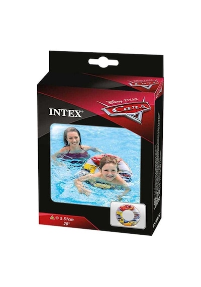 Çocuk Simidi Cars Arabalar Şimşek Mcqueen Simit 51 Cm Sarı