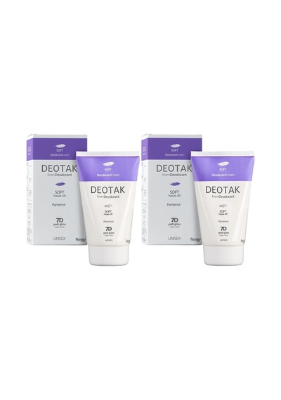 Deotak Krem Deodorant 35ml Soft Hassas Cilt 2 Li Set
